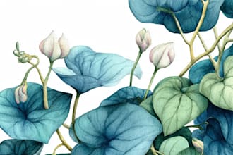 do a botanical illustration