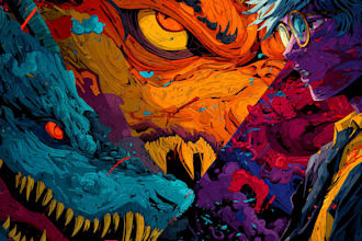 anime illustration, manga, anime art, anime illustration