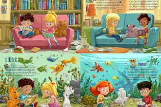 do KDP worksheet children activity book design