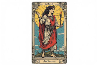 create custom tarot card character designs for you
