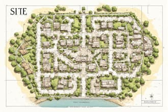 create professional map site plans