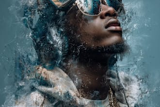 design an attractive mixtape or album cover