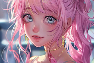 do a anime character