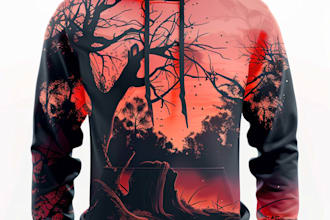 amazing hoodie mockup design