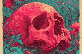 awesome artwork for dark art, horror creepy illustration