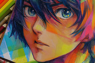 draw beautiful anime art
