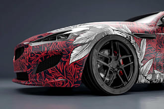 create car wrap design and vehicle wrap design