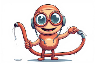 create rubber hose vintage retro cartoon illustrations