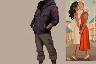 design original concept art and illustrations