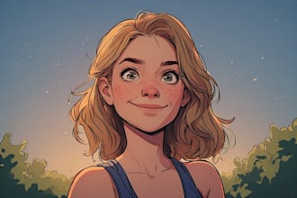 draw an illustrated youtube thumbnail for you