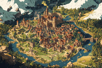 draw a custom map for fantasy