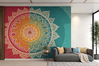 design premium abstract art for interior decoration
