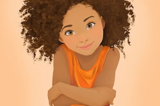 create african american children book illustration