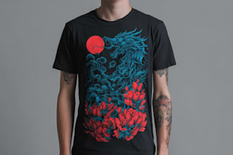 create unique clothing design tshirt design