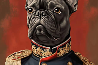 draw your beloved pet into a fun vector art cartoon