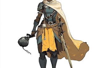 create a dnd art and dnd character art