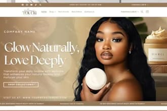 design skincare shopify store beauty store