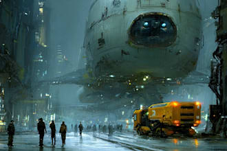 sci fi illustration and sci fi art