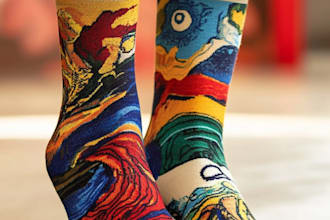 unique socks design and patterns