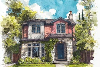 paint exclusive watercolor villa