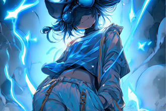 create custom anime fan art and illustrations
