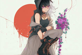 draw stunning custom anime fan art