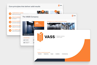 design a professional b2b sales and marketing presentation
