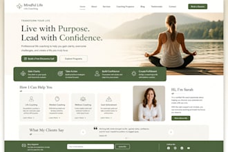 online life coaching website, therapy, holistic wellness, couseling website