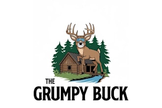 design a modern hunter logo and mascot