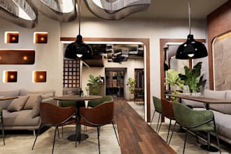 create realistic interior design and realistic 3d visualization