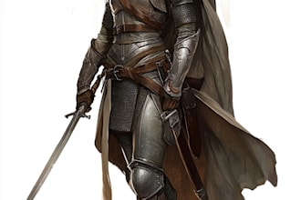 fantasy character and dnd character illustration