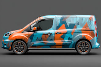 professional car wrap design, van wrap design and car wrap