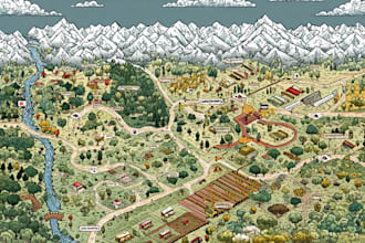 map illustration vector illustration vector map