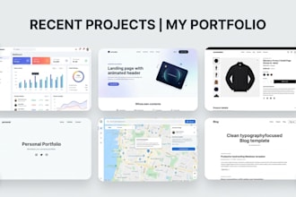 create responsive websites using HTML CSS javascript and react