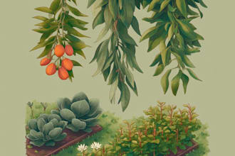 create a botanical illustration in the watercolor