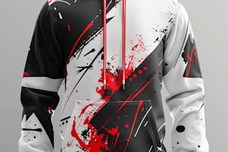 design hoodie streetwear clothing mockup