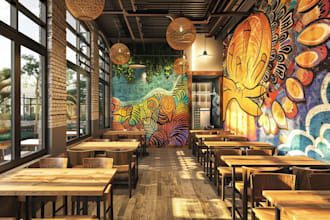 design graffiti designs, murals and wall arts