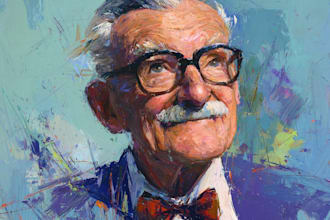 do cute disney cartoon portrait