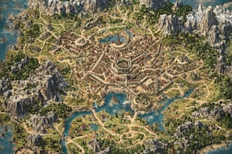 create modern vector maps for websites and business