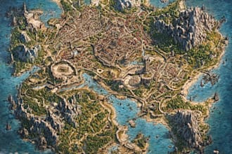 create fantasy castle and medieval kingdom maps