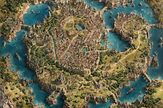 design professional vector maps for guides and apps