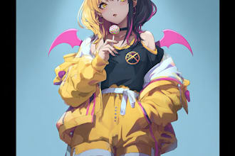 draw high quality anime fan art and custom illustration