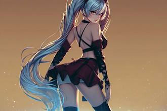 create anime fan art poster and stream banner