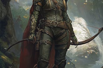 dnd character art and dnd character art