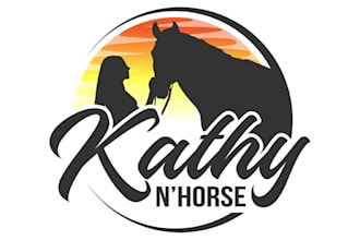 create a professional horse and equestrian logo design