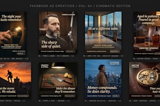 create high converting facebook instagram image ad creatives