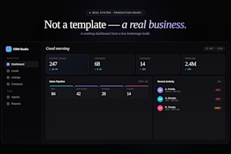 build a custom CRM for your real estate brokerage business