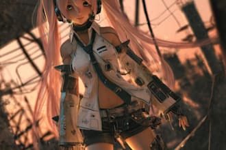 create anime character sheets and professional reference