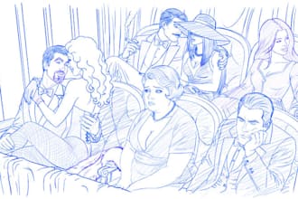 draw comic book nsfw illustration comic character design manga comic art