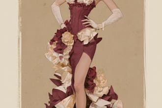 draw custom fashion illustrations and outfit